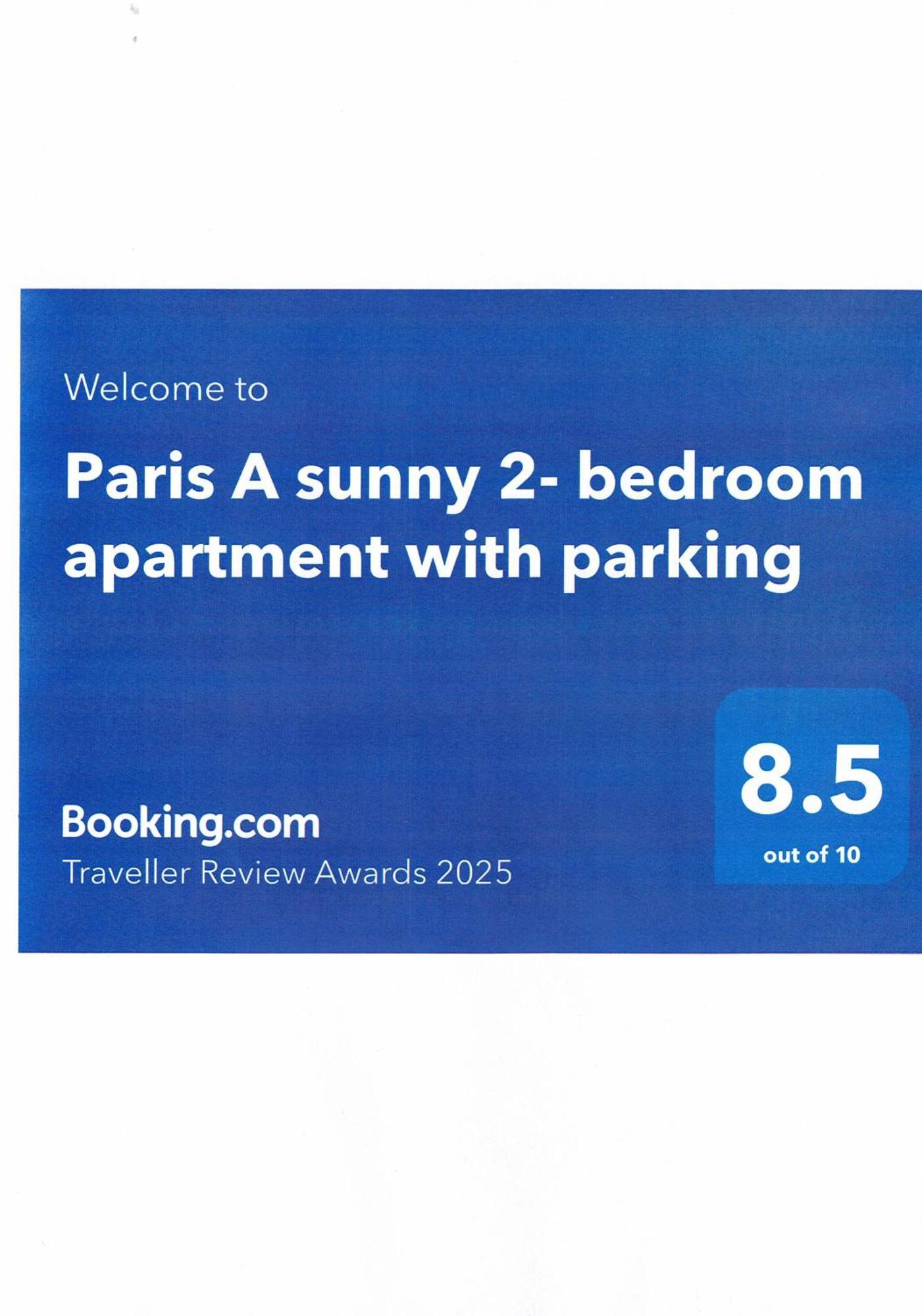 Paris A Sunny 2- Bedroom With Parking Apartment *